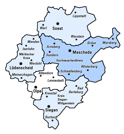 Karte-Südwestfalen